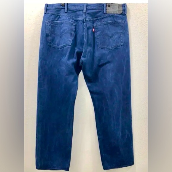 Levi's 501 XX Men's Denim Jeans Blue Washed Button Fly Cotton - Picture 6 of 10